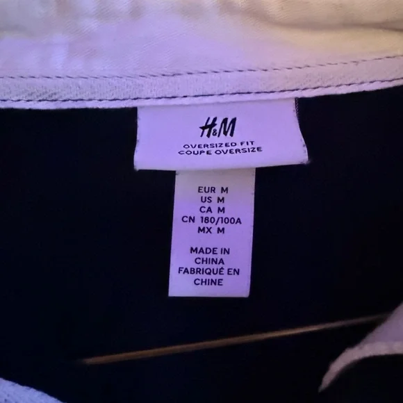 H&M Oversized Fit Shirt - Picture 3 of 6